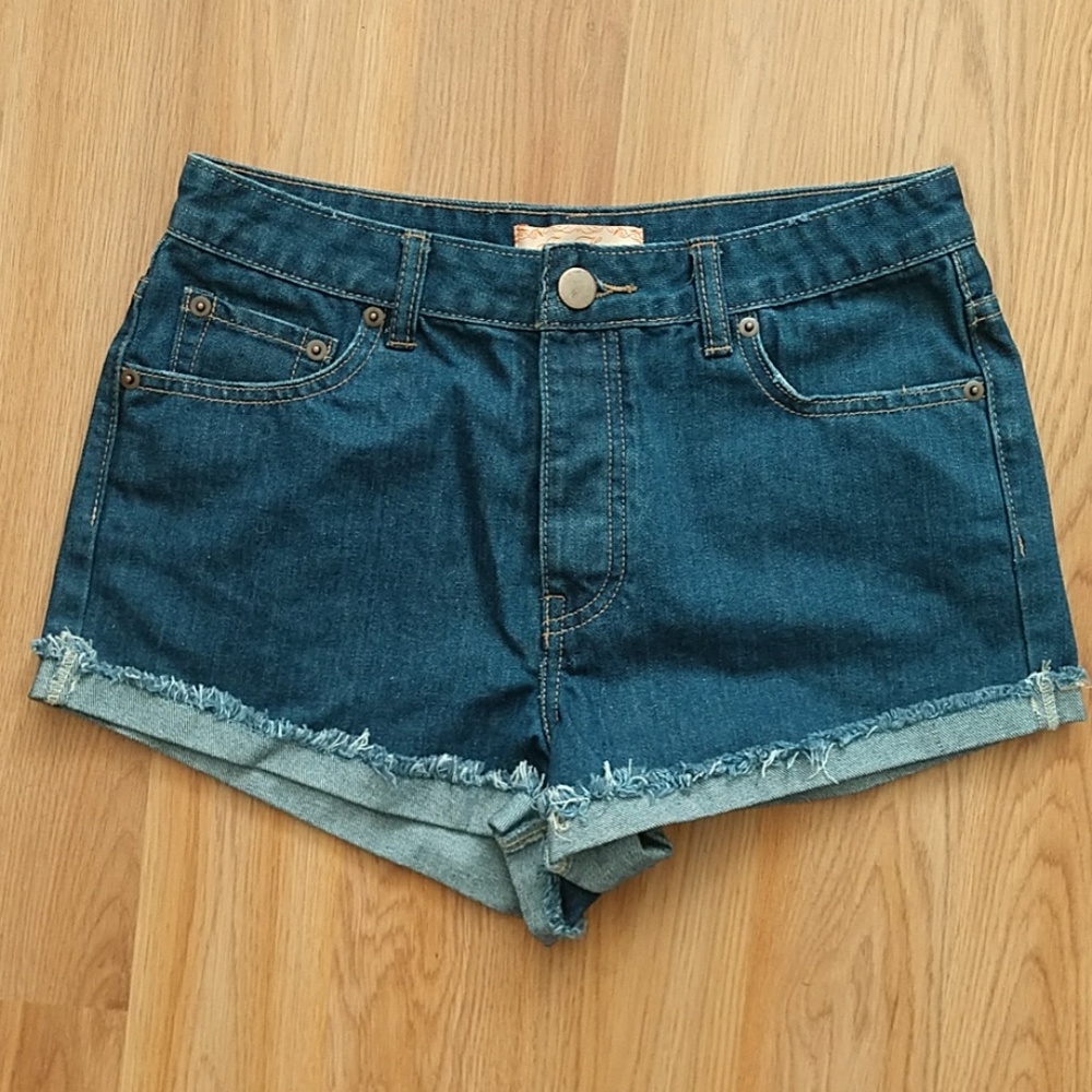 Free Heart Jean Shorts 30